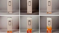 Ada kemasan yang didesain dengan teknik khusus. Karton susu ini sengaja dihadirkan dengan konsep berubah warna ketika kualitasnya menurun. Foto: Bored Panda