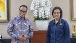 Momen Menhub Budi Karya Bertemu Menkeu Sri Mulyani, Ada Apa?