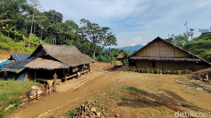 Pemukiman Baduy Luar di Desa Kanekes, Lebak, Banten. (Foto: Fathul Rizkoh/detikcom)