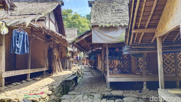 Pemukiman warga Baduy Luar. (Foto: Fathul Rizkoh/detikcom)