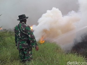 Karhutla di Sumsel Tembus 629 Kejadian, 7 Daerah Masih Zona Merah