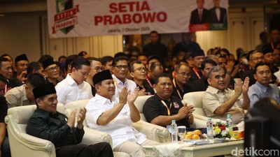 Potret Prabowo Ikut Acara Deklarasi Relawan Setia Prabowo