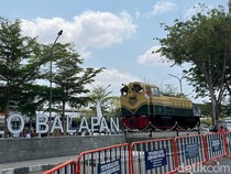 Ada Monumen Lokomotif Diesel di Stasiun Solo Balapan, Peninggalan Tahun 1962