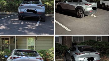 Ini tetangga yang kalau parkir tidak pernah tepat. Foto: Bored Panda
