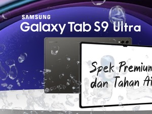 Samsung Galaxy Tab S9 Ultra, Tablet Tahan Air