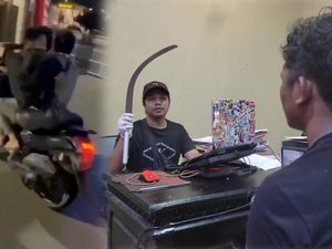 Aksi Kejar-kejaran Remaja Bermotor Berujung Pembacokan di Polresta Jambi
