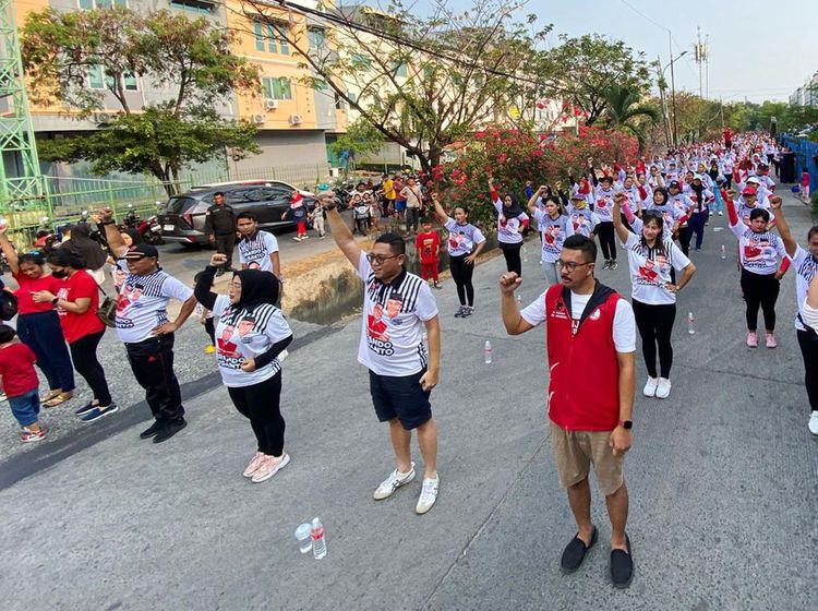 Brando Gelar Senam Sicita untuk Sambut Acara Ganjar