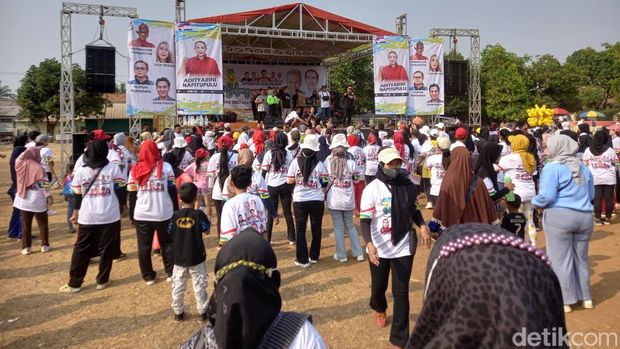 Festival 'Subang Wanian' dari relawan Ganjar Pranowo di Subang.
