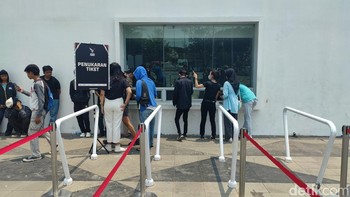 Untuk loket tiket masuknya berada di dekat Community Fun Area. Foto: (Panji Saputro/detikINET).