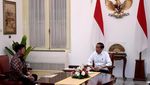 Momen Pertemuan Jokowi dengan Eks Mentan Syahrul Yasin Limpo di Istana
