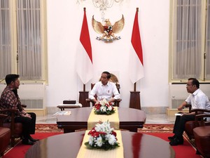 Sederet Klaim SYL di Depan Jokowi: Ekspor Moncer-Produksi Beras Meroket