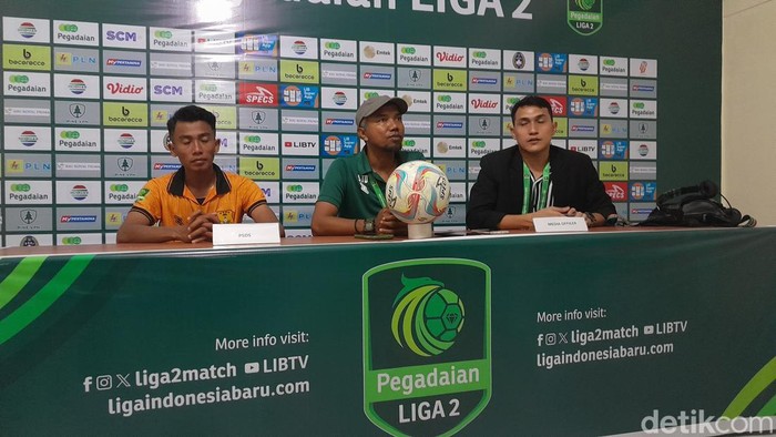 Konferensi pers PSDS Deli Serdang Vs Sada Sumut. (Nizar Aldi/detikSumut)