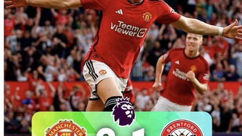 MU tidak jadi kalah lagi. McTominay mampu membalikan keadaan hingga jadi kemenangan bagi Setan Merah. Foto: Twitter