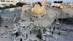 Masjid di Gaza Hancur Akibat Serangan Udara Israel