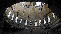 Israel melakukan serangan balik besar-besaran setelah militan Hamas menembakkan ribuan roket ke wilayahnya. AP Photo/Yousef Masoud. 