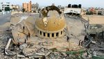 Masjid di Gaza Hancur Akibat Serangan Udara Israel