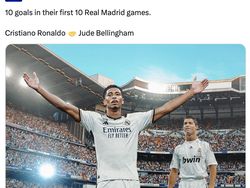 Meme Jude Bellingham Gacor di Real Madrid Samai Rekor Cristiano Ronaldo