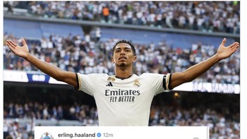 Pemain lain bahkan sampai tak habis pikir dengan performa Bellingham saat ini. Foto: Twitter