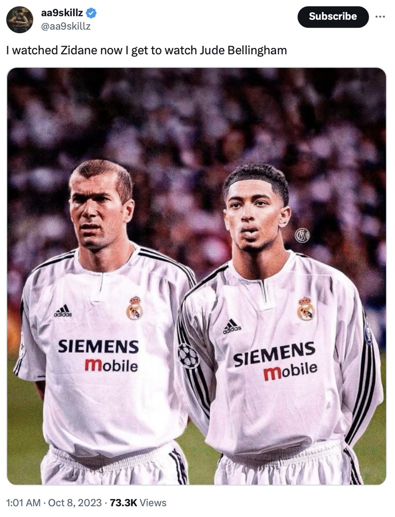 Meme Jude Bellingham Real Madrid