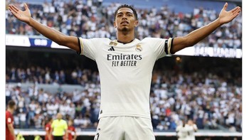 10 game 10 gol, luar biasa, Jude Bellingham. Foto: Twitter