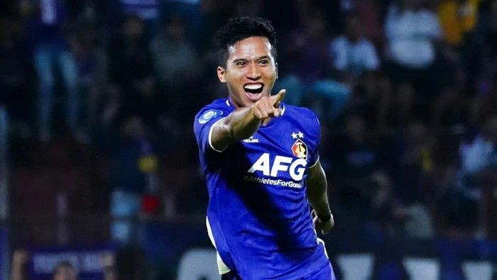 Bomber asli Kediri itu tampil apik dalam tiga laga terakhir dengan mencetak lima gol.