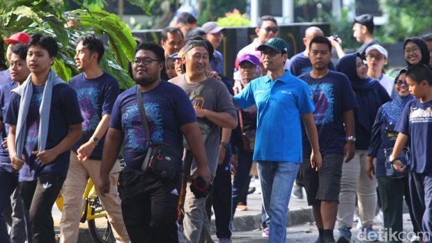 Momen puncak perayaan Dies Natalis ke-68 Fisipol UGM, Minggu (8/10/2023).