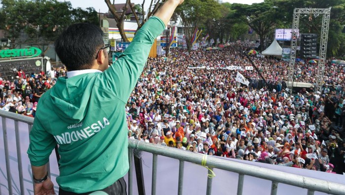Muhaimin Iskandar atau Cak Imin di Simpang Balapan Ijen, Malang. (istimewa)