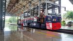 Penampakan Anak Kereta yang Viral dan Bikin Netizen Gemas