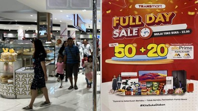 Potret Gelaran Transmart Full Day Sale di Bekasi