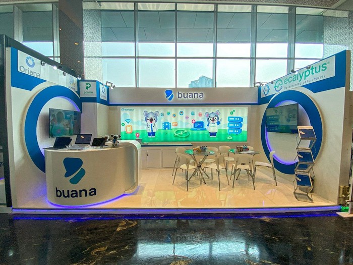 Booth Buana Pamer Aplikasi Rekam Medik Elektronik di Hospital Expo 2023