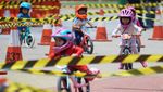 Serunya Lomba Balap Sepeda Dorong di Pekalongan