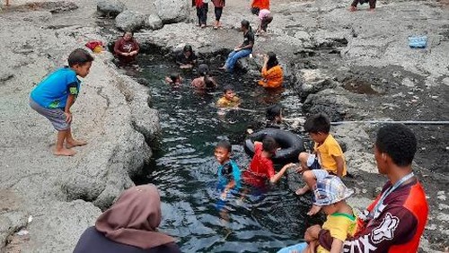 Wisata Mata Air Tampuro ini terletak di lereng Gunung Tambora tepatnya di Desa Piong, Kecamatan Sanggar, Kabupaten Bima, NTB. (Tangkapan layar Google Maps)