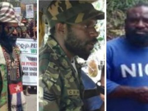 Tampang 3 Anggota KNPB Pembunuh Aktivis Perempuan Papua Michelle Ndoga