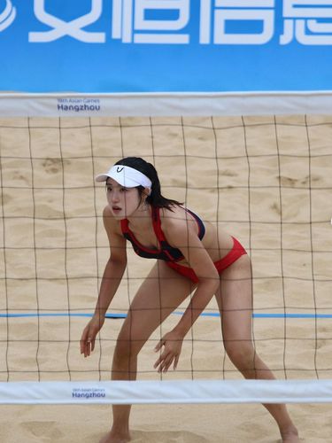 Atlet voli pantai Korea Selatan Shin Ji Eun Atlet voli pantai Korea Selatan Shin Ji Eun