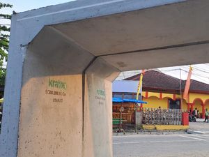 Kata Dinas SDABMBK Medan soal Tumpukan Beton Drainase Ganggu Pejalan Kaki
