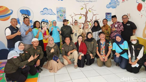CT ARSA Foundation resmikan Rumah Inspirasi di Kamal Jakbar. (Adrial/detikcom)