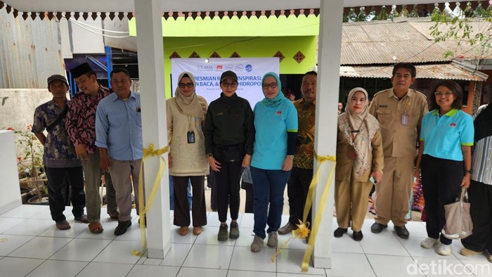 CT ARSA Foundation resmikan Rumah Inspirasi di Kamal Jakbar. (Adrial/detikcom)