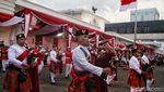 Defile Tiga Matra TNI Ramaikan Parade Senja