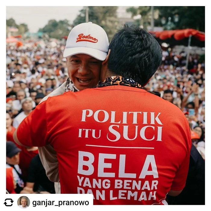 Ganjar dan Maruarar. (Foto diambil dari IG Maruarar).