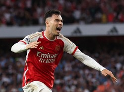 Gabriel Martinelli sudah kemas enam gol dan empat assist (Reuters)