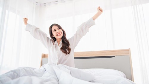 Ilustrasi bangun pagi