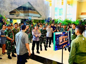 Kapolri-Panglima TNI Cek Venue KTT AIS Forum 2023 di Bali