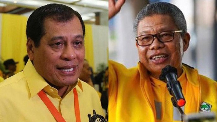 Nurdin Halid dan Taufan Pawe.