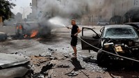 Pasukan Hamas juga berhasil masuk ke wilayah Israel. REUTERS/Ammar Awad.  
