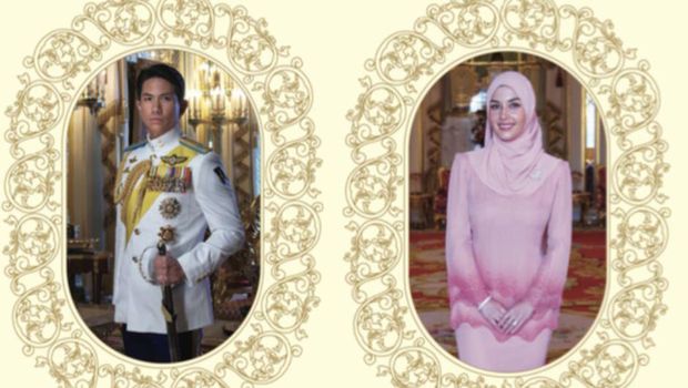 Prince Abdul Mateen dengan kekasihnya, Anisha Isa (Tangkapan layar X@CoutureRoyals)