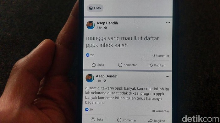 Unggahan di Akun Facebook Atas Nama Kadisdik KBB