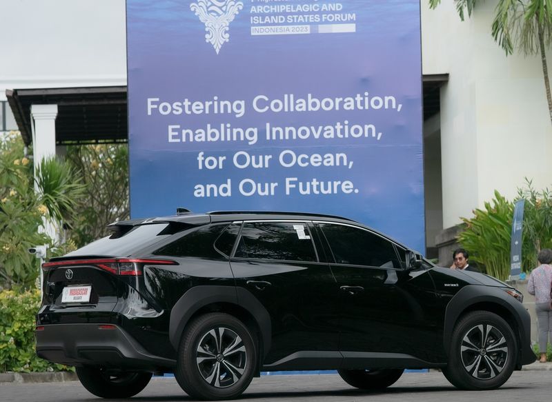 66 Toyota bZ4X Kawal penyelenggaraan KTT AIS 2023, di Bali.