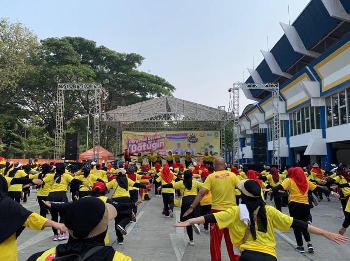 Genjot Kesehatan Ginjal, Batugin-Dispora Tangerang Gelar Senam Bersama