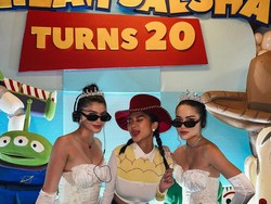7 Foto Azizah Jadi Jessie Toy Story di Pesta Ultah, Pratama Arhan Tak Hadir