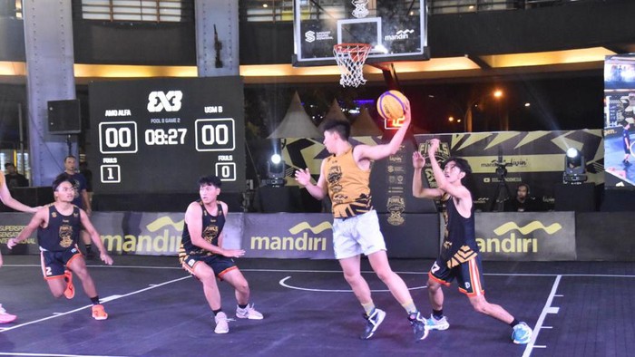 Turnamen basket 3x3 2023 telah usai. Ajang ini diklaim menyedot antusias penonton.